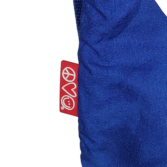 PEACE LOVE WORLD blue I Am Peace drawstring backpack - Picture 2 of 8